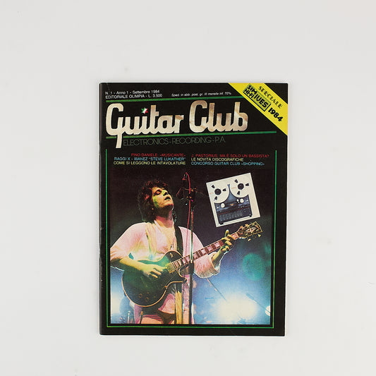 Guitar Club - Rivista - Anno 1 - Numero 1 - Settembre 1984 - Rivista musicale