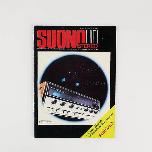 Suono Stereo Hi-Fi - Rivista - Anno 2 - Numero 7 - Gennaio 1972 - Rivista musicale