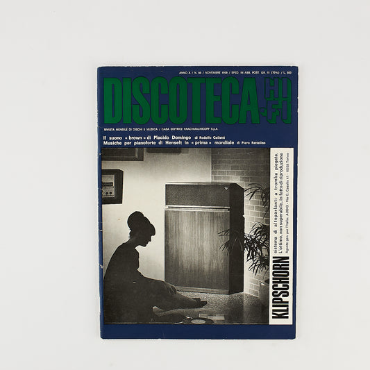 Discoteca Hi-Fi - Rivista - Anno 10 - Numero 95 - Novembre 1969 - Rivista musicale