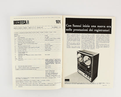 Discoteca Hi-Fi - Rivista - Anno 11 - Numero 101 - Giugno 1970 - Rivista musicale