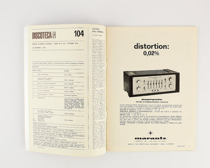 Discoteca Hi-Fi - Rivista - Anno 11 - Numero 104 - Ottobre 1970 - Rivista musicale