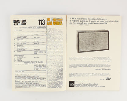 Discoteca alta fedeltà - Rivista - Anno 12 - Numero 113 - Settembre 1971 - Rivista musicale