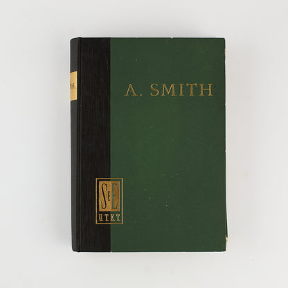 Adam Smith - Ricchezza delle nazioni -  Prima Ed. UTET 1940