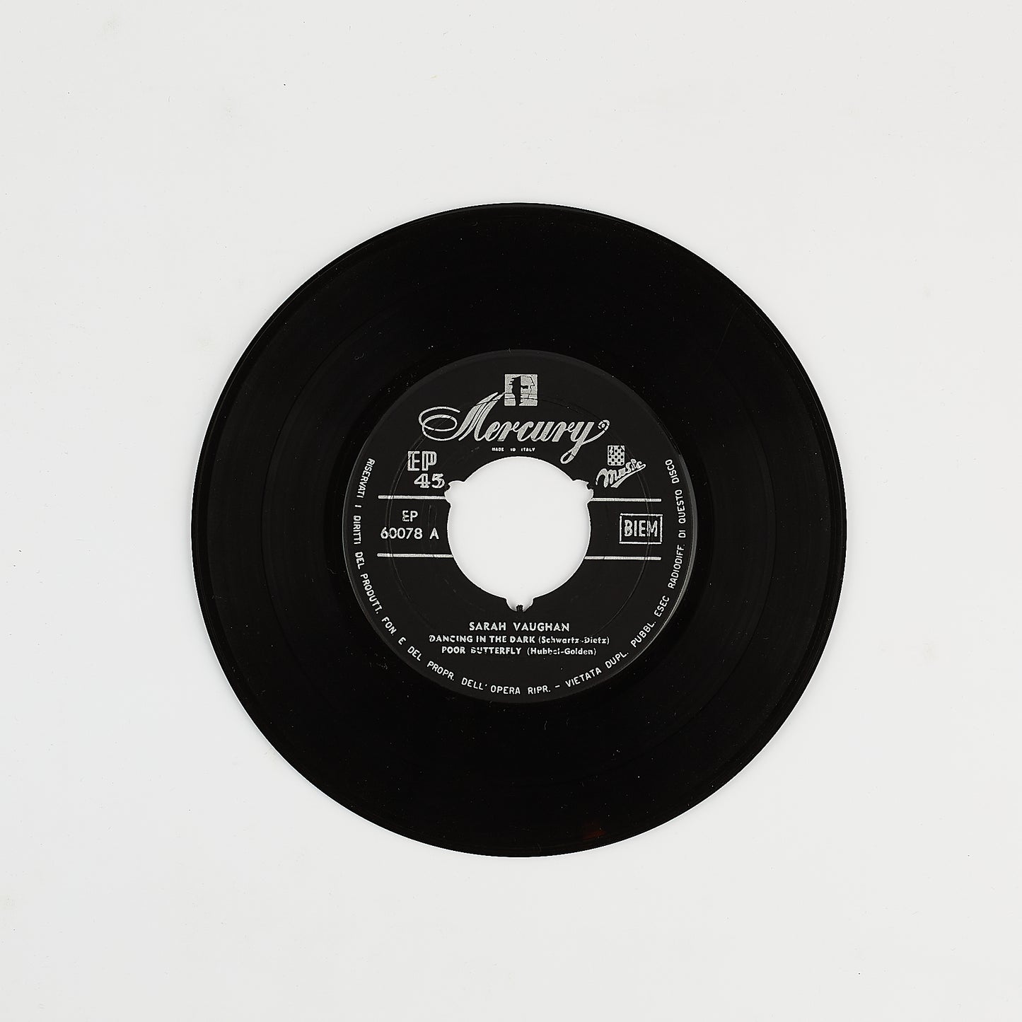 Sarah Vaughan - Great songs from hit shows - 7' EP. Mercury 1957  - 45 giri EP. Jazz