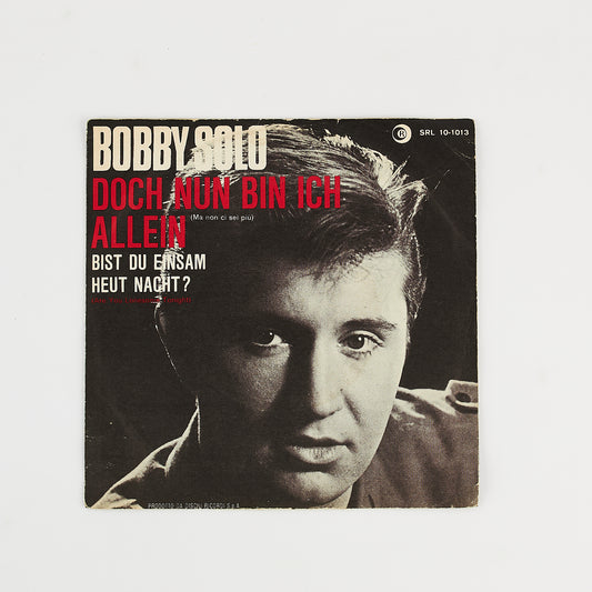 Bobby Solo - Doch nun bin ich allein - 7' Ricordi 1966  - 45 giri - Made in Switzerland