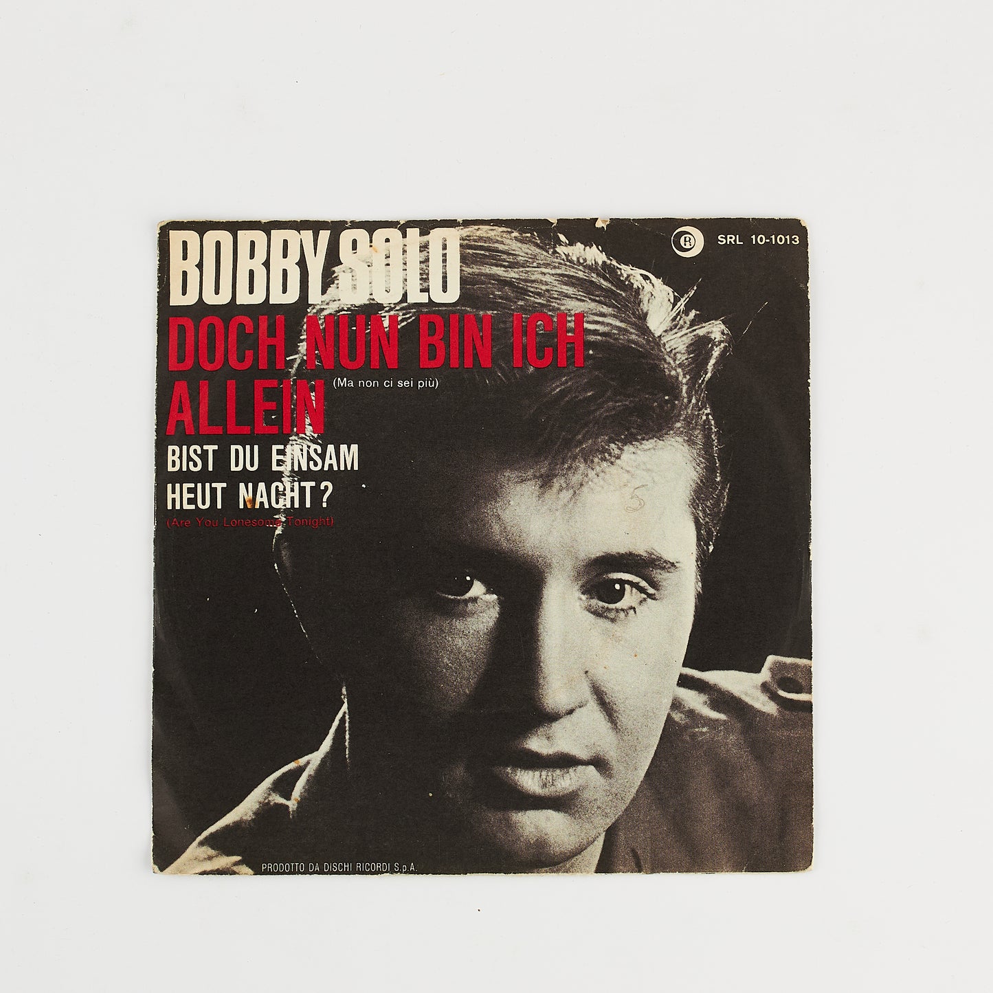 Bobby Solo - Doch nun bin ich allein - 7' Ricordi 1966  - 45 giri - Made in Switzerland