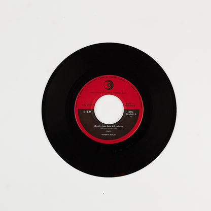 Bobby Solo - Doch nun bin ich allein - 7' Ricordi 1966  - 45 giri - Made in Switzerland