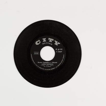 I Bisonti - Lunga Domenica - 7' City Record 1969  - 45 giri - Beat Ita