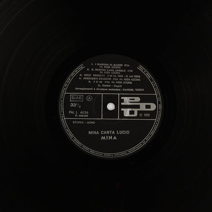 Mina - Minacantalucio - 12' PDU 1975 - Vinile Mina - LP Cantanti italiani