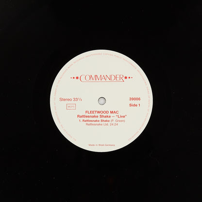 Fleetwood Mac - Rattlesnake shake Live - 12' Commander 1986 - Vinile Blues