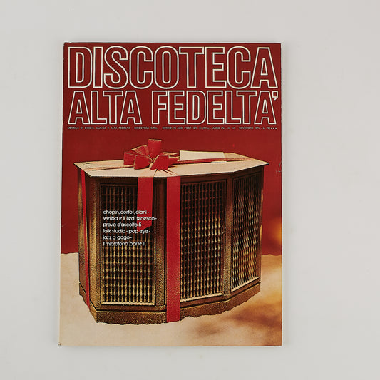 Discoteca alta fedeltà - Rivista - Anno 15 - Numero 145 - Novembre 1974 - Rivista musicale