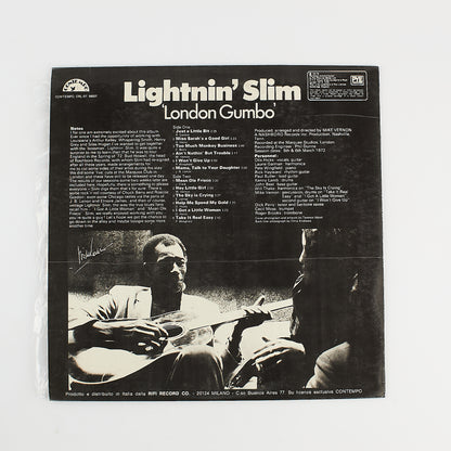 Lightnin' Slim - London Gumbo - 12' Contempo 1976 - LP Blues - Otis V. Hicks