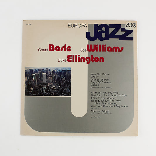 Count Basie - Joe williams - Duke Ellington - 12' Europa Jazz 1981 - Vinile Jazz Gatefold