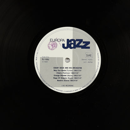Count Basie - Joe williams - Duke Ellington - 12' Europa Jazz 1981 - Vinile Jazz Gatefold