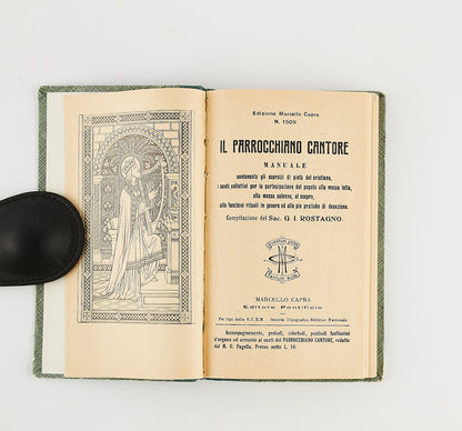 Il parrocchiano cantore - Prima ed. 1913 Marcello Capra - Manuali religiosi