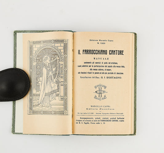 Il parrocchiano cantore - Prima ed. 1913 Marcello Capra - Manuali religiosi