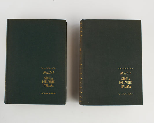 G. Edoardo Mottini - Storia dell'arte italiana - Ed. Mondadori 1949 - 2 VOLL.