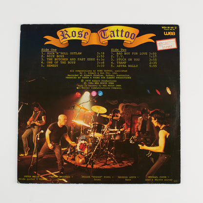 Rose Tattoo - Rock' n' roll outlaw - 12' WEA 1980 - Rock