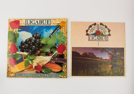 Ligabue - Lambrusco coltelli rose & pop corn - LP + Libretto - Originale 1991