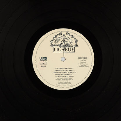 Ligabue - Lambrusco coltelli rose & pop corn - LP + Libretto - Originale 1991