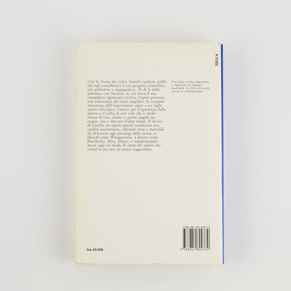 J. Wolfgang Goethe - La teoria dei colori - Ed. Il Saggiatore 2000 - Giulio Carlo Argan