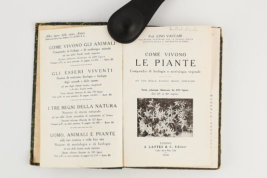 Lino Vaccari - Come vivono gli animali + Come vivono le piante - 2 Voll. Lattes & C. 1930