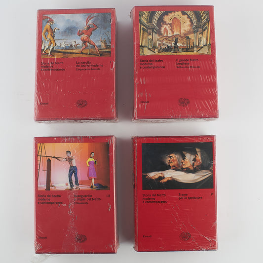 Storia del Teatro moderno e contemporaneo - Ed. Einaudi 2000 - 4 Voll. sigillati