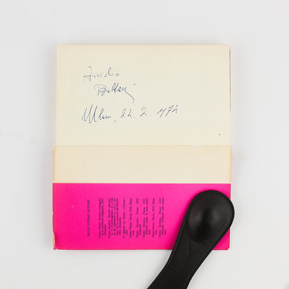Arcidio Baldani - Opera Ottava poesie - Europa unita 1973 - AUTOGRAFATO