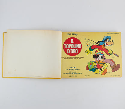 Walt Disney - Il Topolino d'oro - 1970 - 1974 - Mondadori 29 numeri in 7 volumi rilegati