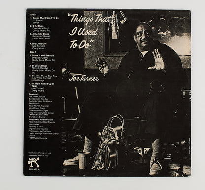 Joe Turner - Things that i used to do  - 12' LP - Blues - PABLO 1977