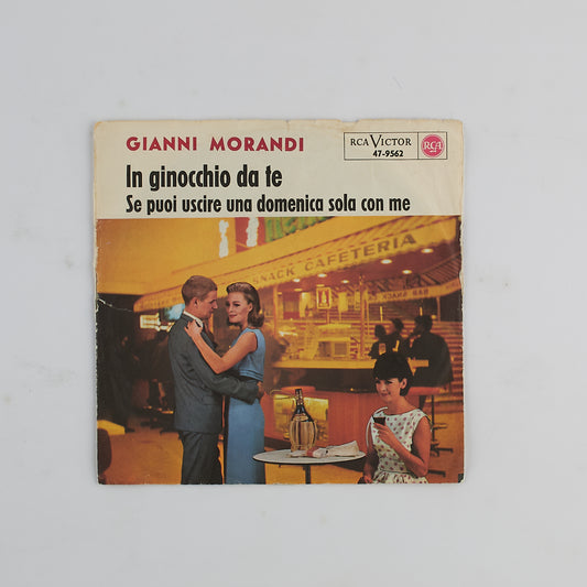 Gianni Morandi - In ginocchio da te, se puoi uscire una domenica sola con me - 7' EP. 1964 GERMANY