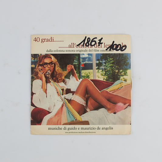 Guido e Maurizio De Angelis - 40 gradi all'ombra del lenzuolo - 7' EP. CBS 1976 - OST