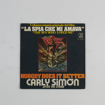 Carly Simon - Nobody does it better - 7' EP. Elektra 1975 - 45 giri EP. COLONNA SONORA