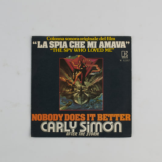 Carly Simon - Nobody does it better - 7' EP. Elektra 1975 - 45 giri EP. COLONNA SONORA