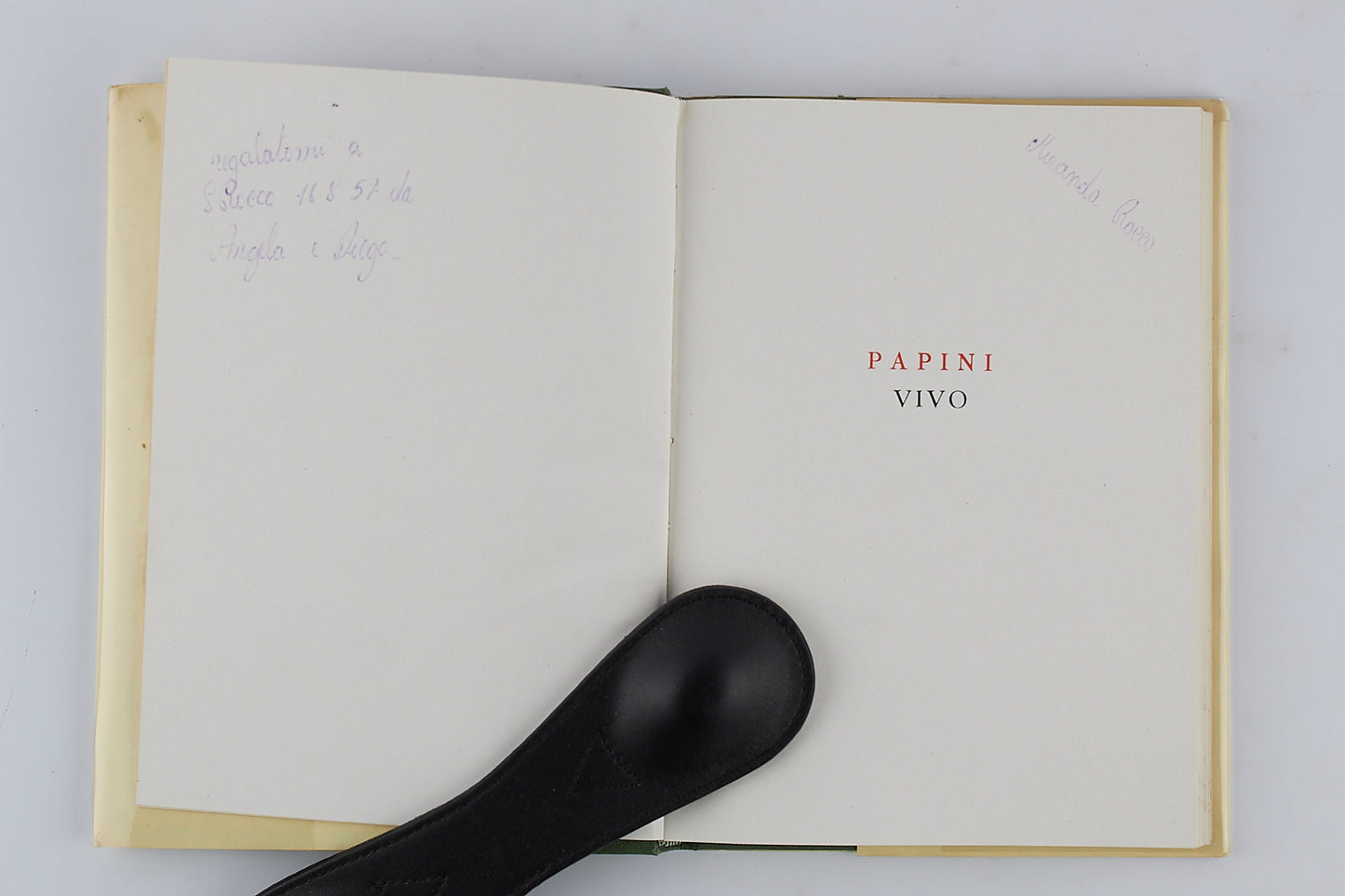 Giovanni Papini - Vivo - 1° Ed. Vallecchi 1957 - biografia memorie