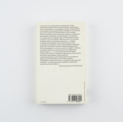 Charles Baudelaire - Scritti sull'arte - Ed. Einaudi 1999 - saggi arte