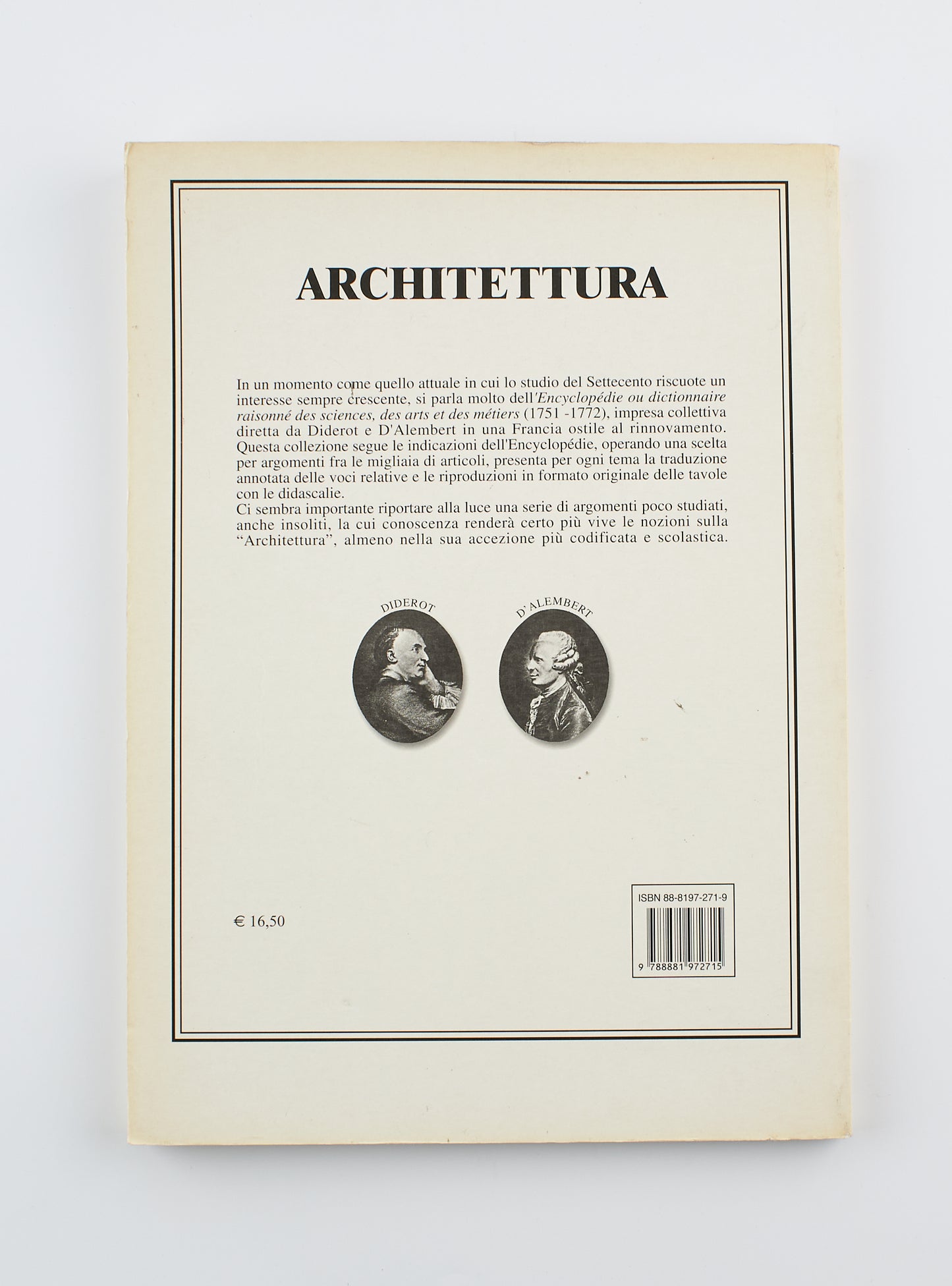 Diderot et D'Alambert - L'Encyclopédie Architettura Arte militare Marineria - Ed. Libritalia 2002