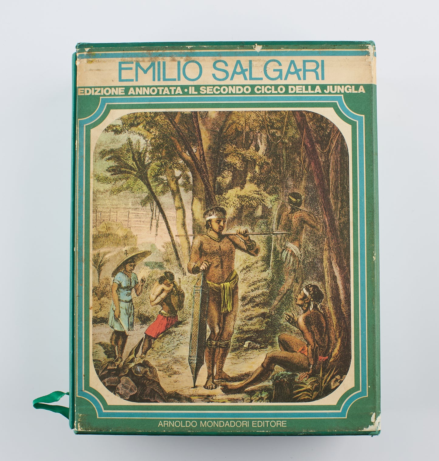 Emilio Salgari - Il secondo ciclo della jungla (ed. annotata) - Prima Ed. Arnoldo Mondadori Editore 1971