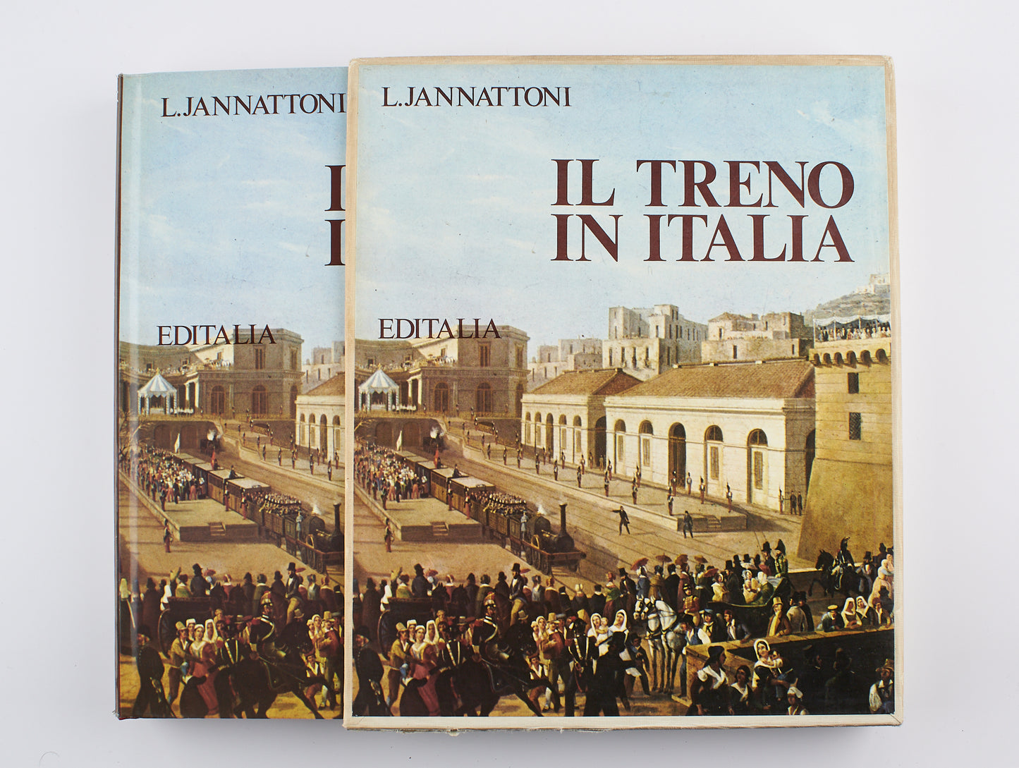 Livio Jannattoni - Il treno in Italia - Prima Ed. Editalia 1975 - treni costume e società