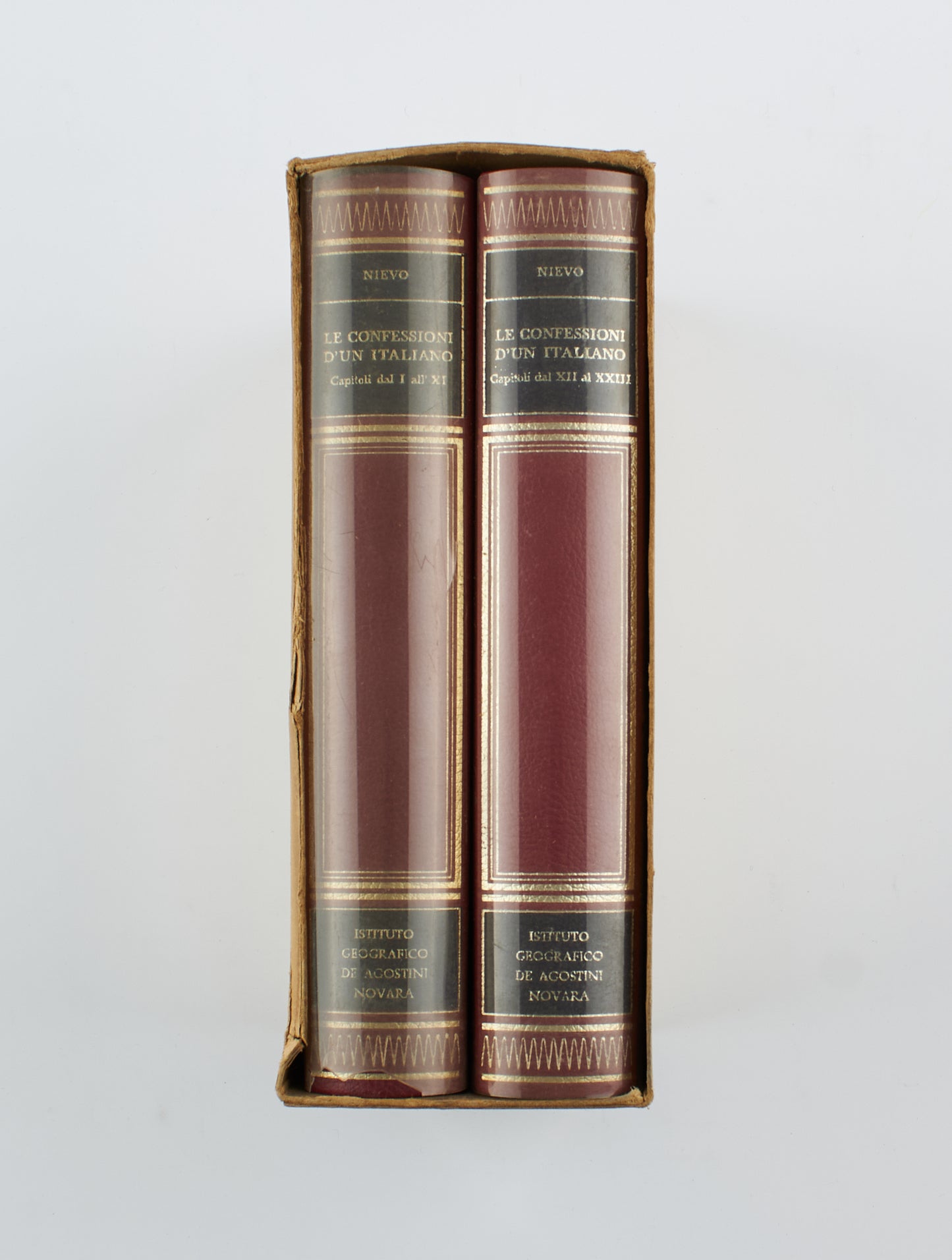 Ippolito Nievo - Le confessioni di un italiano (2 voll.) - Ed. Istituto Geografico De Agostini 1961