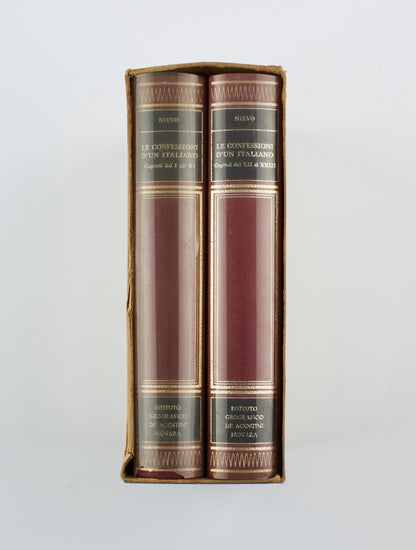 Ippolito Nievo - Le confessioni di un italiano (2 voll.) - Ed. Istituto Geografico De Agostini 1961