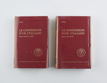 Ippolito Nievo - Le confessioni di un italiano (2 voll.) - Ed. Istituto Geografico De Agostini 1961