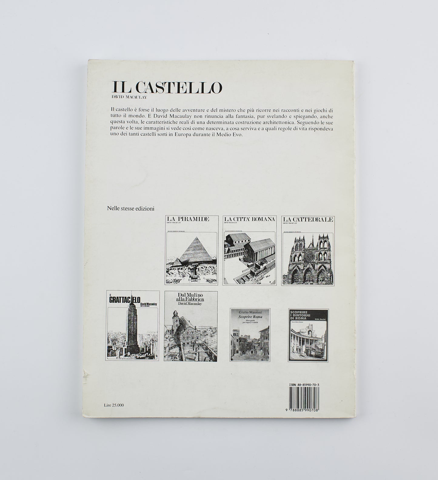 David Macaulay - Il castello - Ed. Nuove edizioni romane 1999 - Architettura