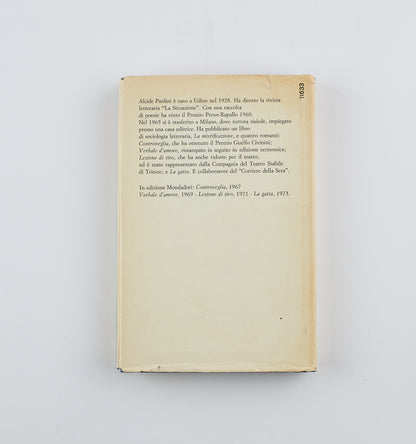 Alcide Paolini - La gatta (autografato) - 1° Ed. Mondadori 1974 - narrativa