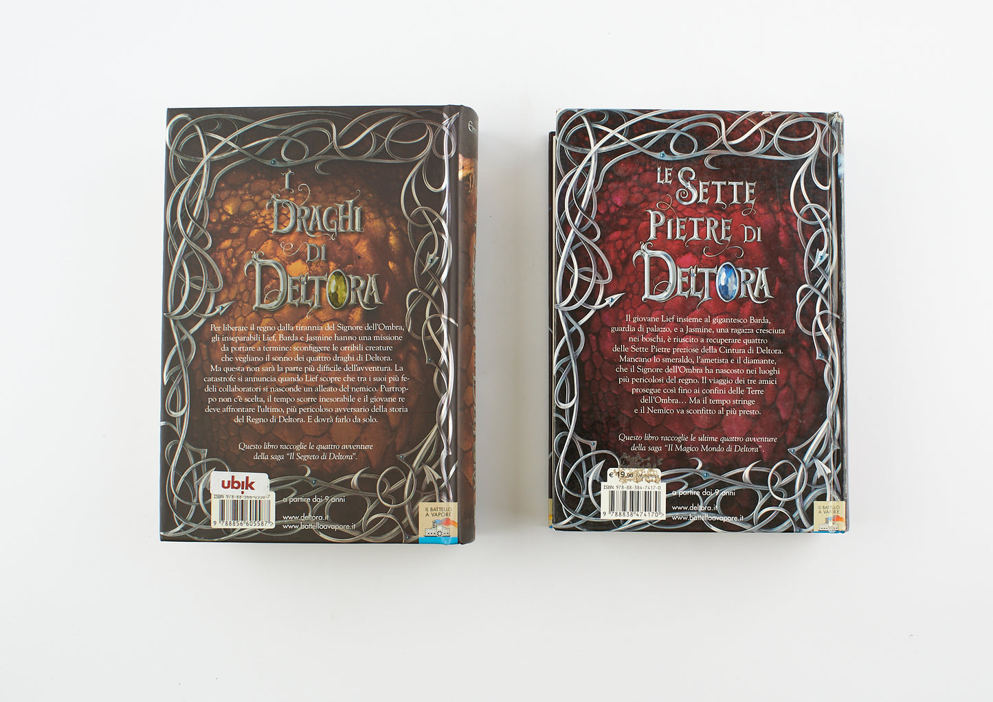 Emily Rodda - 1. Le sette pietre di Deltora; 2. I draghi di Deltora - 1° Ed- Il battello a vapore 2007; 2009