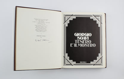 Giorgio Soavi - Tenero è il mostro (autografato) - 1° Ed. Rizzoli 1977 - arte