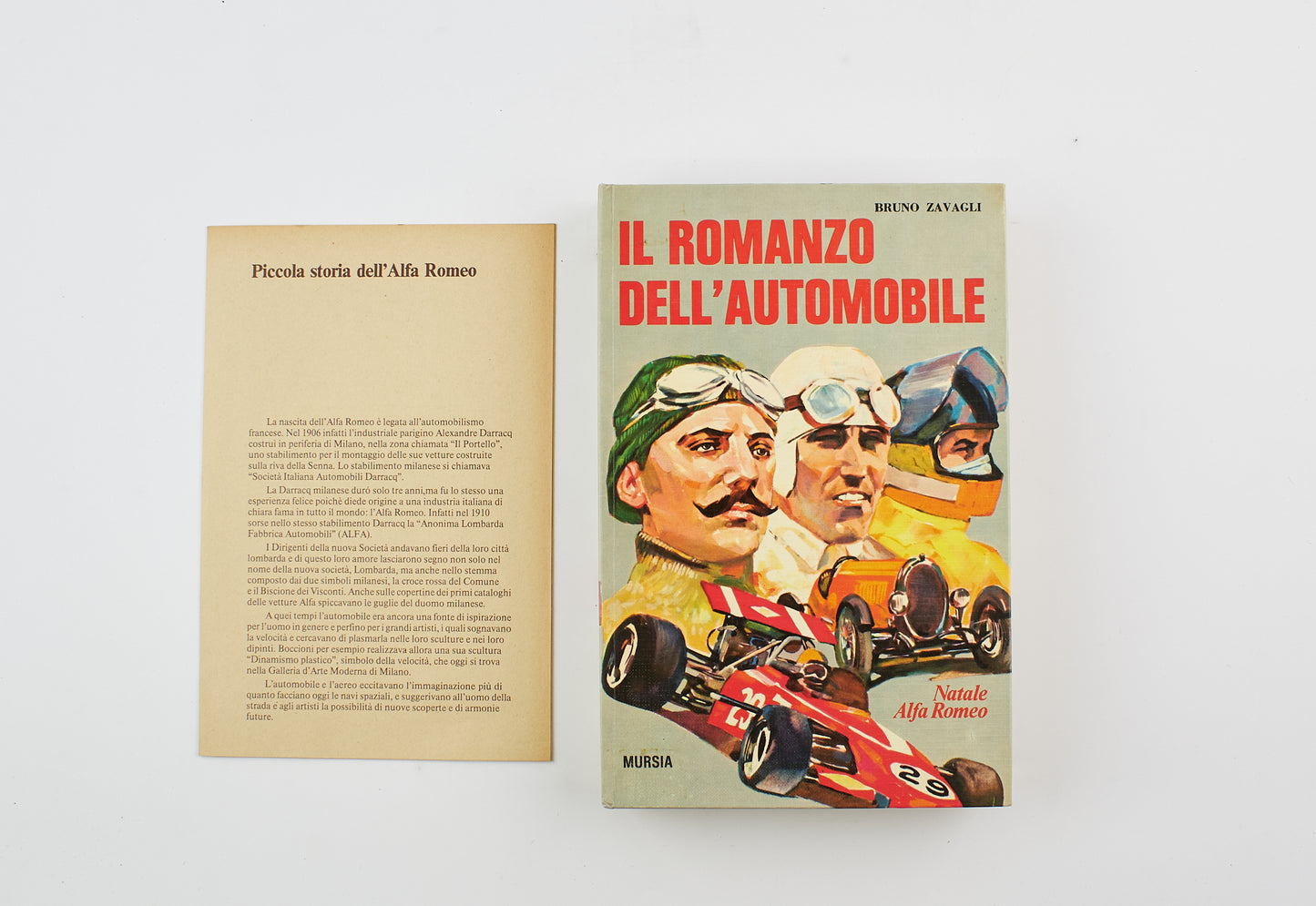 Bruno Zavagli - Il romanzo dell'automobile - 1^ Ed. Mursia 1977 - Sport
