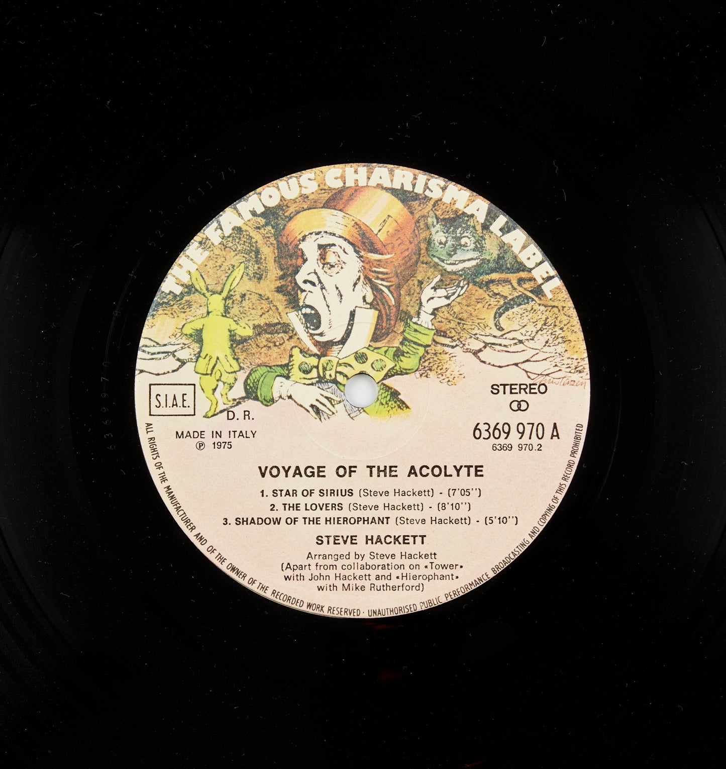 Steve Hackett - Voyage of the Acolyte - 33 giri - Charisma Records - 1975 - progressive