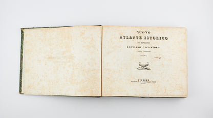 Leonardo Cacciatore - Nuovo Atlante Istorico (1° parte) - Ed. V. Batelli e figli - 1831 - storia antica