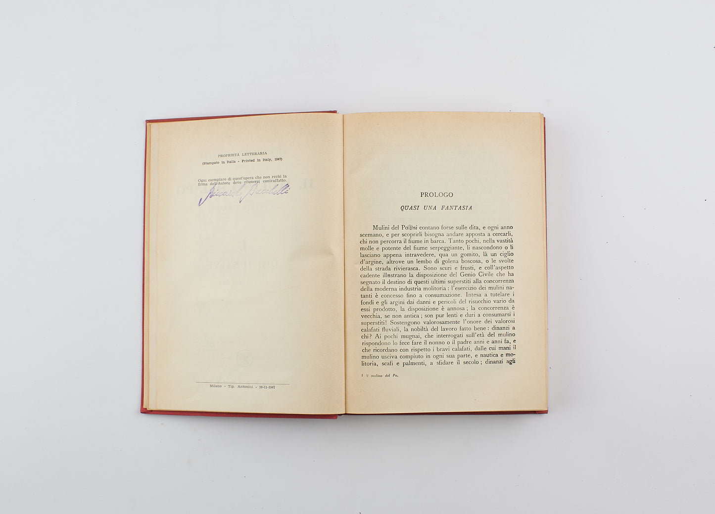 Riccardo Bacchelli - Il mulino del Po, 3voll. - Ed. Definitiva Garzanti 1947 - narrativa